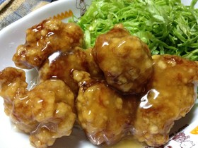【檸檬鶏】甘酸っぱいレモンソース
