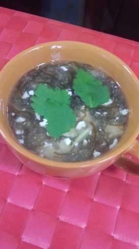 もずくと崩し豆腐の癒やし系スープ♪