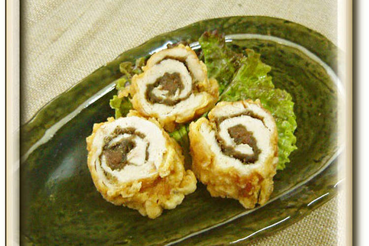 ササミのとろろ昆布巻き 梅肉入り レシピ 作り方 By Lesco クックパッド