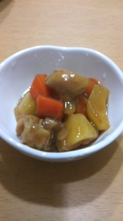 鶏肉とじゃがいものオイスターソース煮