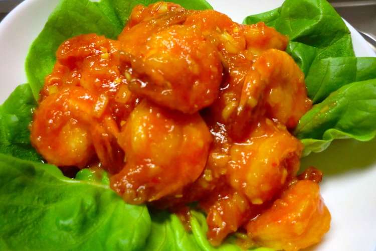 簡単なのに本格的 ご飯が進むエビチリ レシピ 作り方 By ガチャマユ クックパッド 簡単おいしいみんなのレシピが360万品