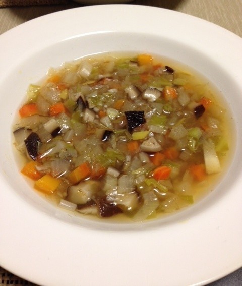 風邪に効く～野菜たっぷりの生姜スープの画像