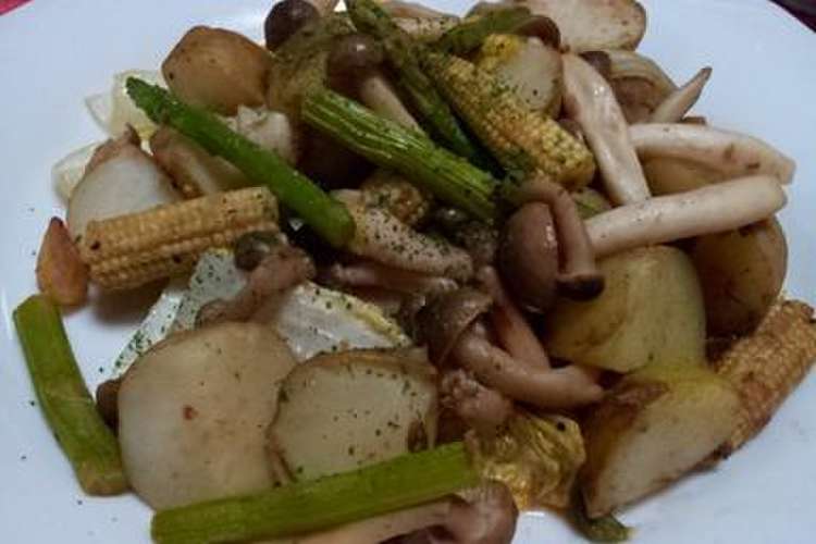 アンチョビガーリックの野菜炒め レシピ 作り方 By ｐｉｒｏｒｉｋｉｎ クックパッド 簡単おいしいみんなのレシピが365万品