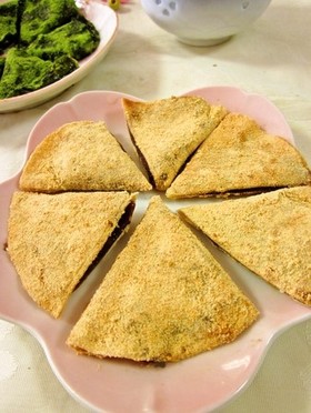 餃子皮で♡八つ橋風