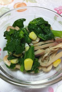 簡単で美味しい✿イカと青菜の和え物