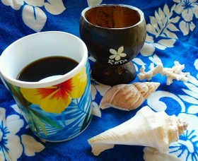 ココナッツオイルで南国風✿フレーバー珈琲