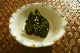 韓国キンパッp風 ほうれん草の海苔巻き