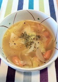 春キャベツで♥旨味たっぷりスープ