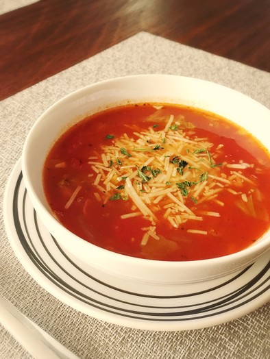 とろ～りチーズの★トマトスープの写真