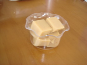 ぽぽたんのカフェオレ風寒天