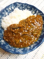 簡単☆なすひき肉カレー の写真