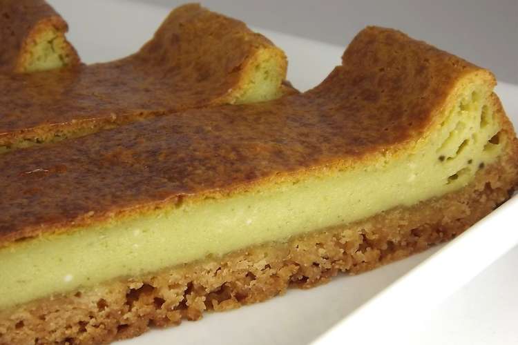 健康 美容に 緑のベイクドチーズケーキ レシピ 作り方 By Satosayo クックパッド