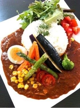 盛り付けに工夫♪オシャレなカレー☆