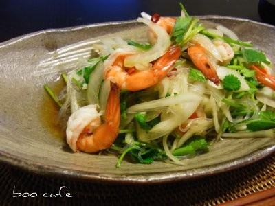 タイ風春雨海老サラダの画像