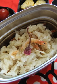 桜海老と新生姜の炊き込みご飯