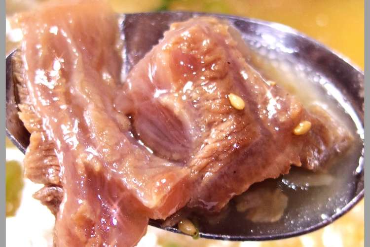 韓国料理牛すじコムタン風コラーゲンスープ レシピ 作り方 By しるびー１９７８ クックパッド 簡単おいしいみんなのレシピが364万品