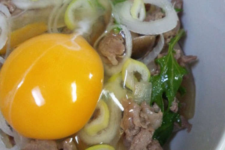 めんつゆで 簡単 おうちで牛丼 レシピ 作り方 By Miho07 クックパッド 簡単おいしいみんなのレシピが357万品