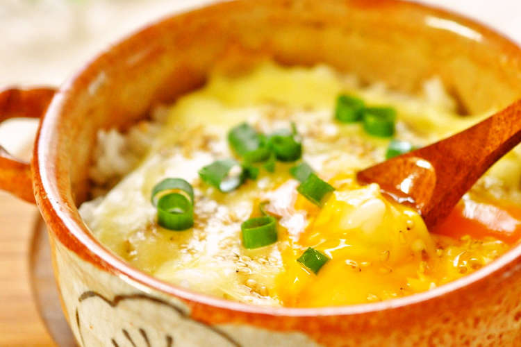 朝食に 簡単 とろける 卵チーズご飯 レシピ 作り方 By さとみわ クックパッド