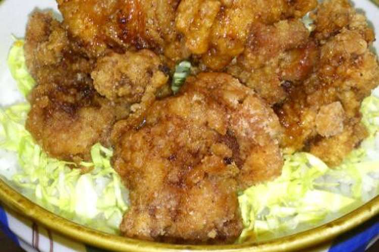 鶏の竜田揚げ丼 レシピ 作り方 By かめサン クックパッド