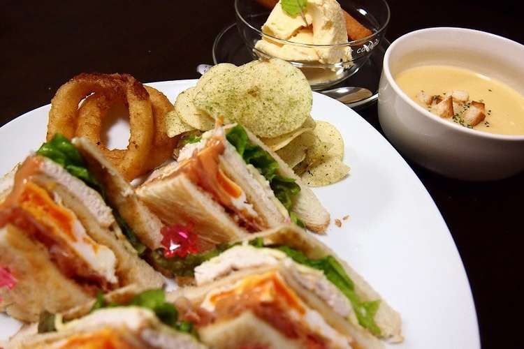 クラブハウスサンドでランチ レシピ 作り方 By くみたん49 クックパッド 簡単おいしいみんなのレシピが377万品