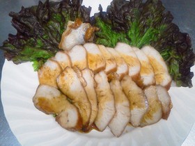 鶏むね肉の簡単チャーシュー