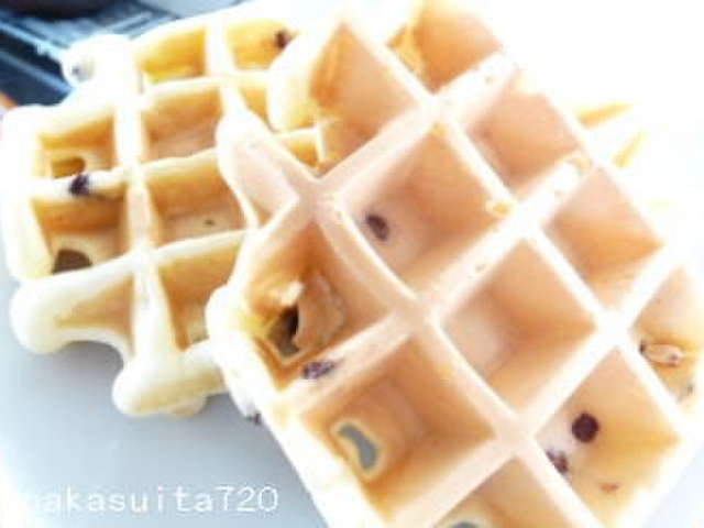 森永 ホット ケーキ ミックス ワッフル 500 トップ画像のレシピ