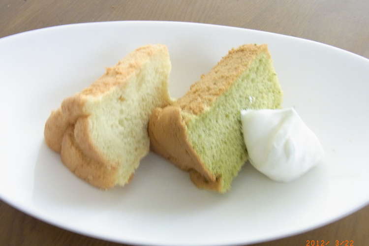 ミニサイズで 抹茶シフォンケーキ レシピ 作り方 By Mozupi クックパッド 簡単おいしいみんなのレシピが349万品