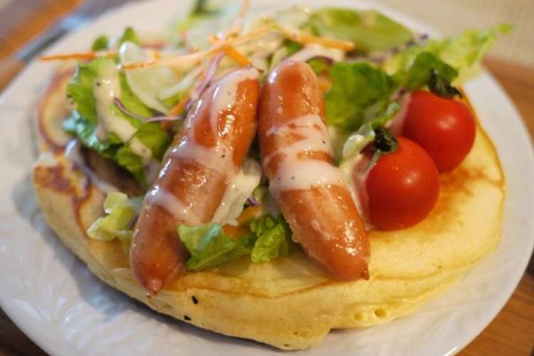 朝食ウィンナーのサラダホットケーキ レシピ 作り方 By パピベジ クックパッド 簡単おいしいみんなのレシピが353万品