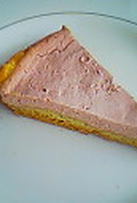苺のリコッタ・チーズケーキ