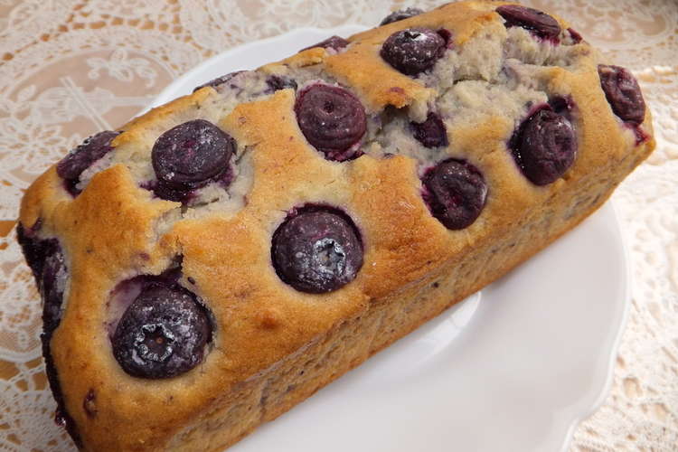 ブルーベリーパウンドケーキ レシピ 作り方 By さきどん クックパッド