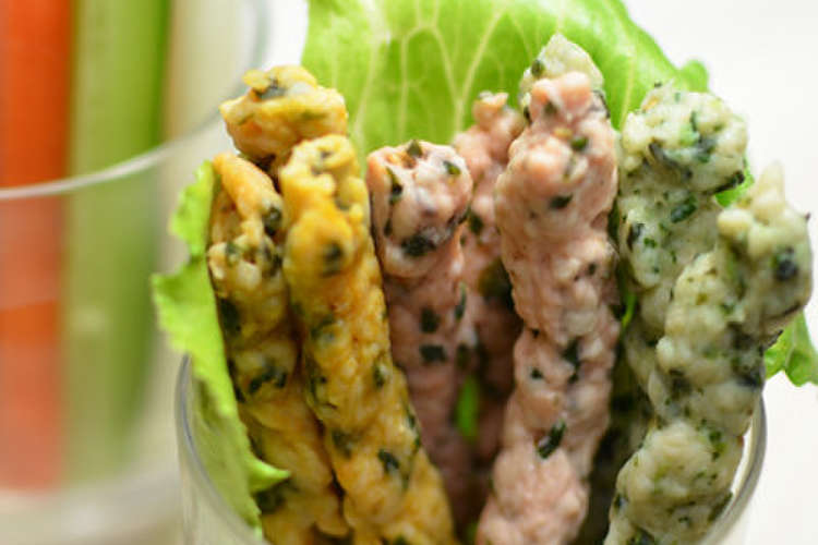 カラフル ふりかけdeささみソーセージ レシピ 作り方 By Uezu クックパッド 簡単おいしいみんなのレシピが359万品