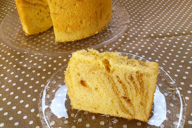 プリンのマーブルシフォンケーキ レシピ 作り方 By ナナママちゃん クックパッド 簡単おいしいみんなのレシピが359万品