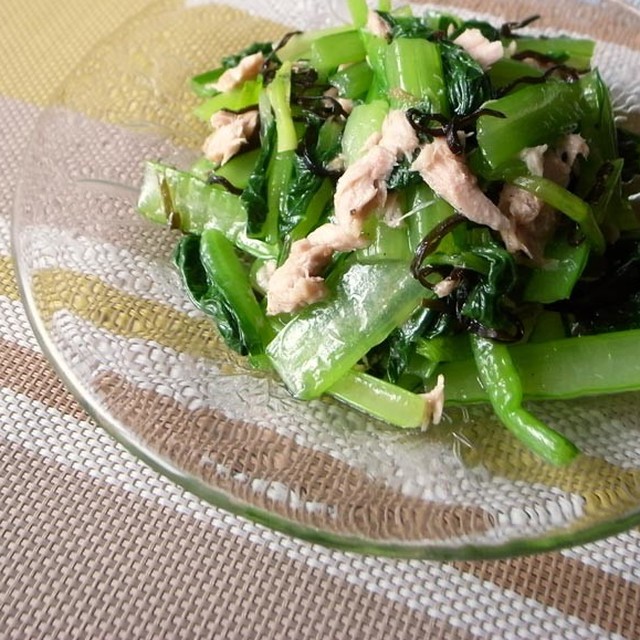 小松菜とツナの美味しいサラダ レシピ 作り方 By Moj クックパッド 簡単おいしいみんなのレシピが367万品