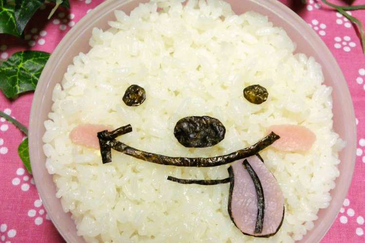 キャラ弁 顔だけzippei レシピ 作り方 By シャンプーハット クックパッド