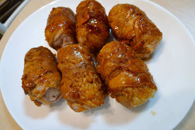 激ウマ ベルたれ肉巻きおにぎり レシピ 作り方 By Ozznoa クックパッド
