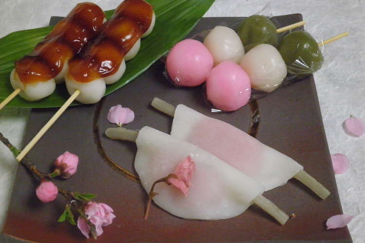 春爛漫 3種の和菓子 レシピ 作り方 By ｔｏｍｏｆｒｉｅｎｄ クックパッド