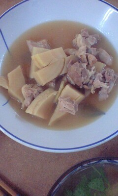 かしわと筍煮