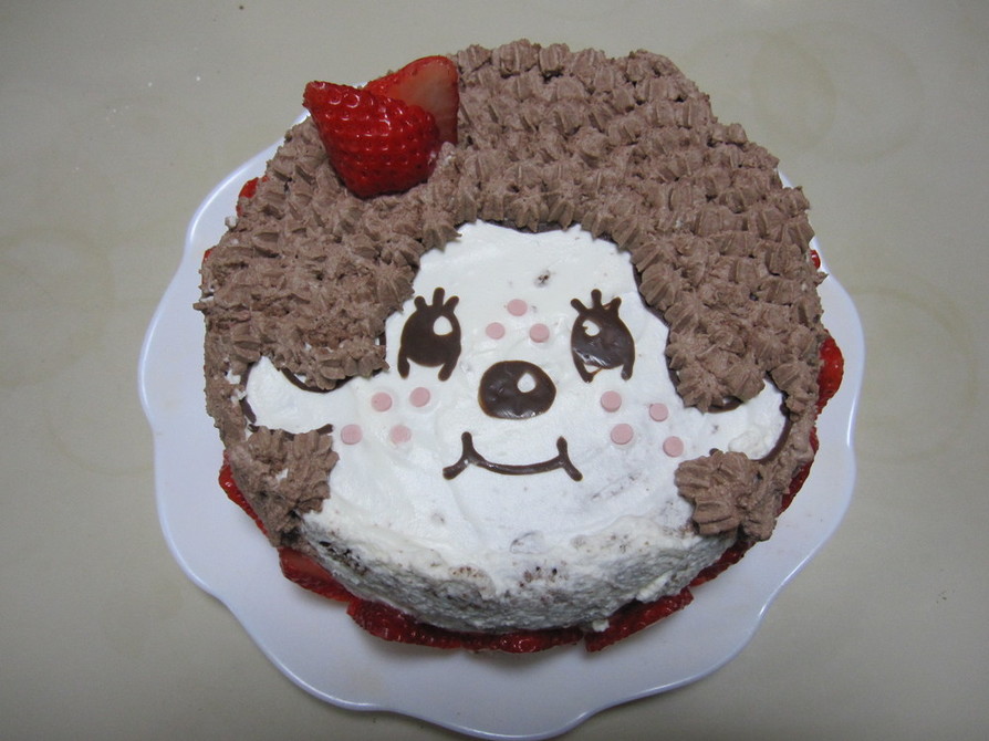 ☆誕生日☆モンチッチケーキの画像