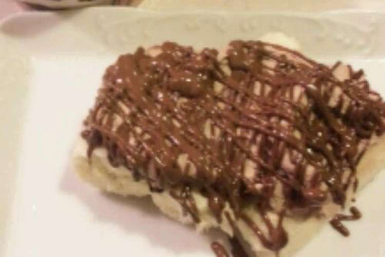 バナナチョコ 簡単 のせる かけるだけ レシピ 作り方 By モカロット クックパッド 簡単おいしいみんなのレシピが360万品