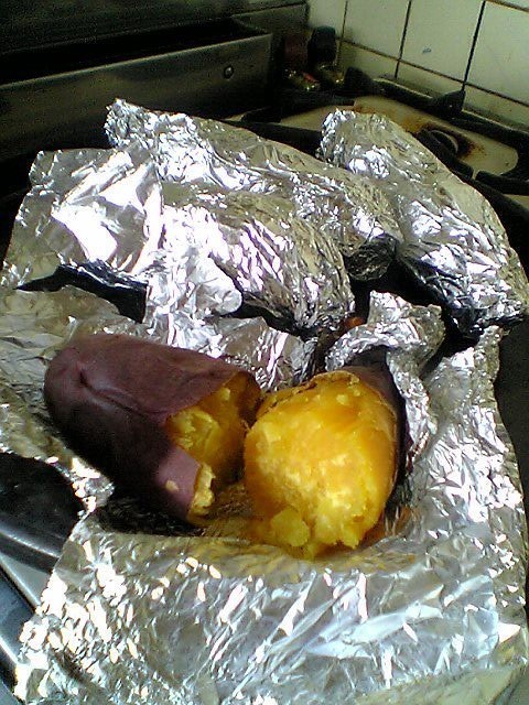 オーブンでほくほく焼き芋の画像