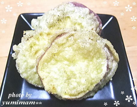 さつま芋の天ぷらの画像