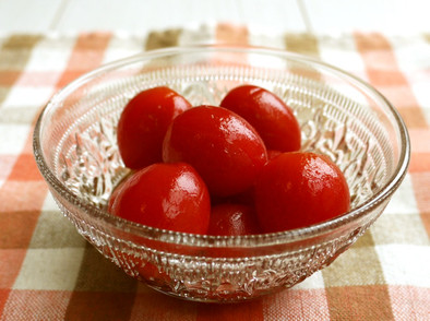 簡単♡♥ミニトマトの浅漬けの写真