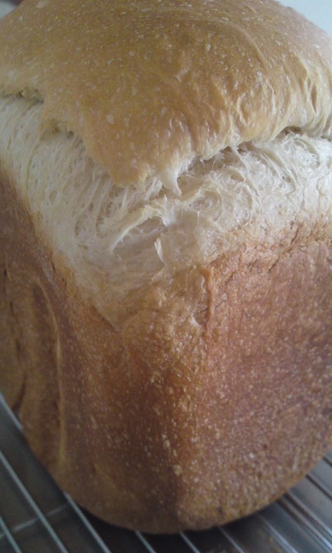 HB最強力粉と国産強力粉でミルク食パンの画像