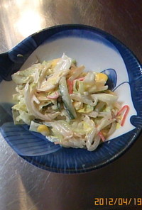 余り野菜サラダ