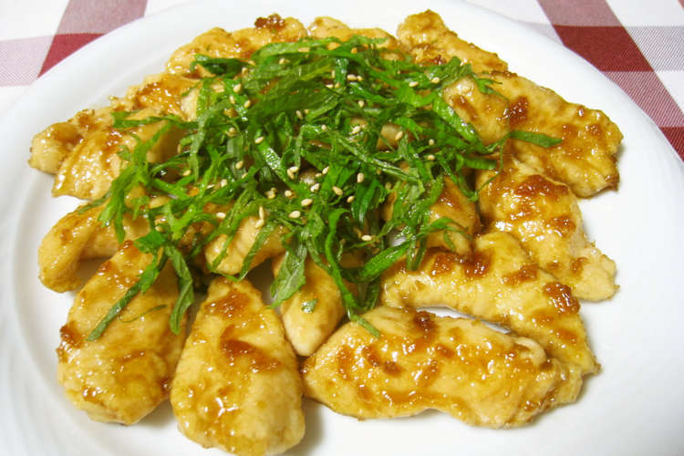 鶏ささみ照り焼き 柚子胡椒風味 大葉のせ レシピ 作り方 By りーかる クックパッド 簡単おいしいみんなのレシピが361万品