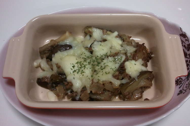 なすとひき肉の味噌チーズ焼 レシピ 作り方 By はなもも クックパッド 簡単おいしいみんなのレシピが360万品