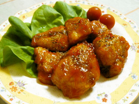鯖のケチャップ焼き♡