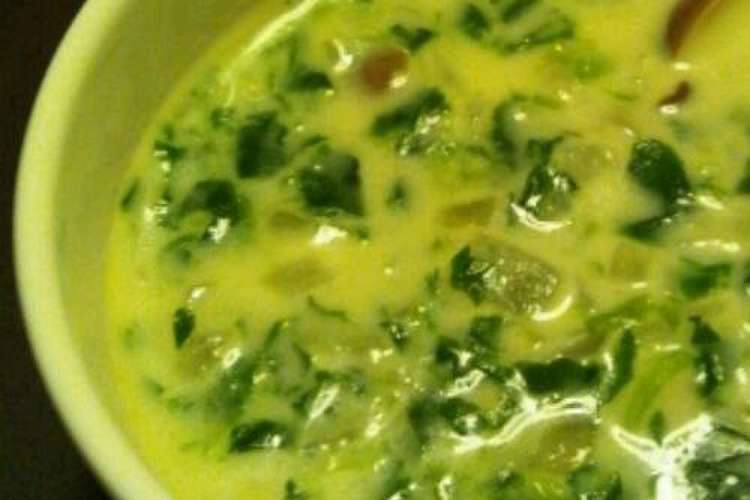 ほうれん草としめじのクリームスープ レシピ 作り方 By なかやまそらこ クックパッド 簡単おいしいみんなのレシピが371万品