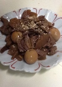 韓国料理☆チャンジョリム(牛肉の醤油煮)