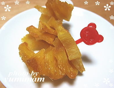 パイン缶詰で作るドライフルーツの画像